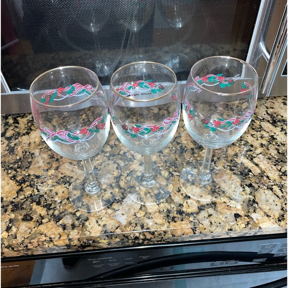 christmas wine Other - Christmas wine glasses